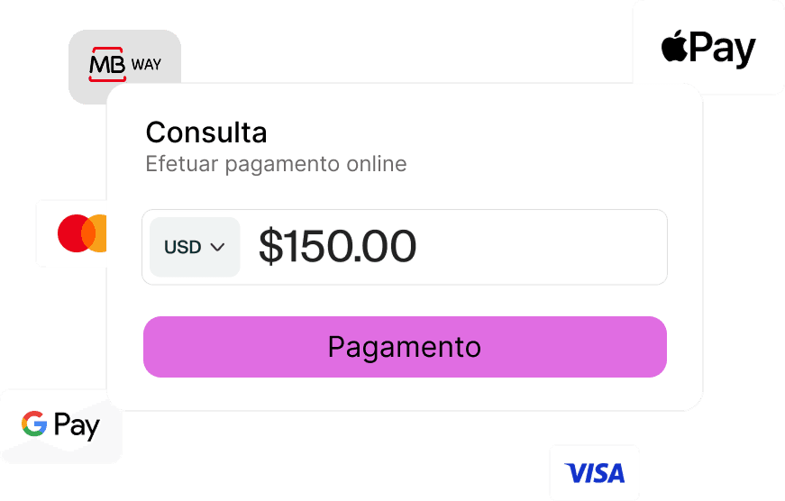Interface de pagamentos online para psicólogos